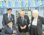 l-r back - John Haytree, Colin Jackson & Hazel Constance. front - Pat Constance